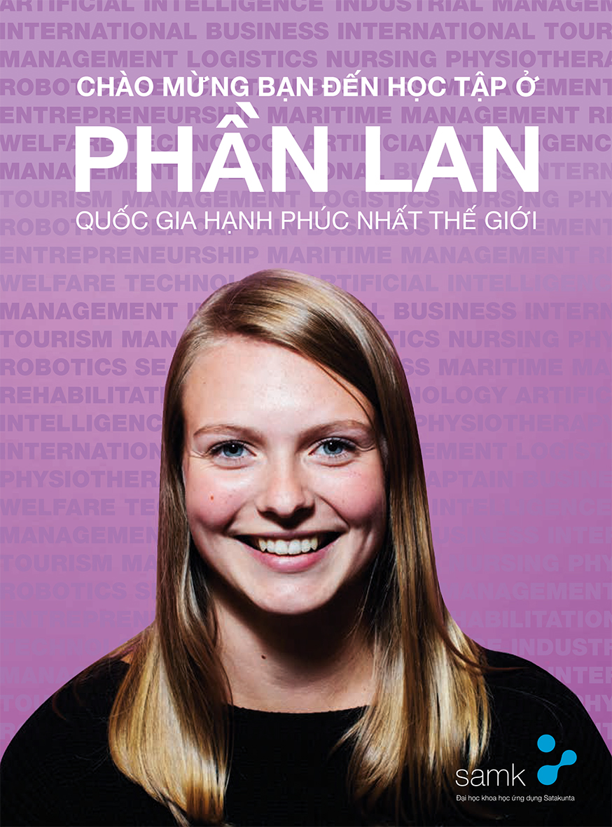 Cover of SAMK brochure in Vietnamese.