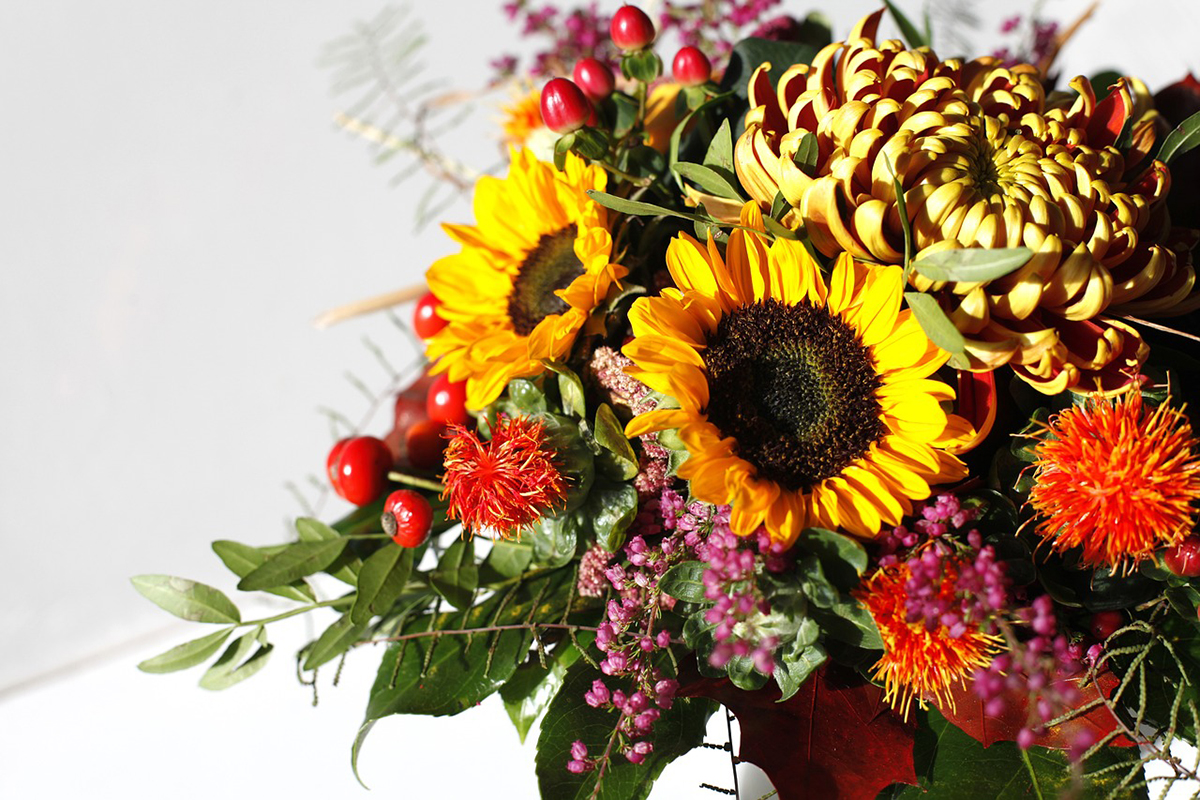 Syksyinen kukkakmppu / Autumn bouquet of flowers