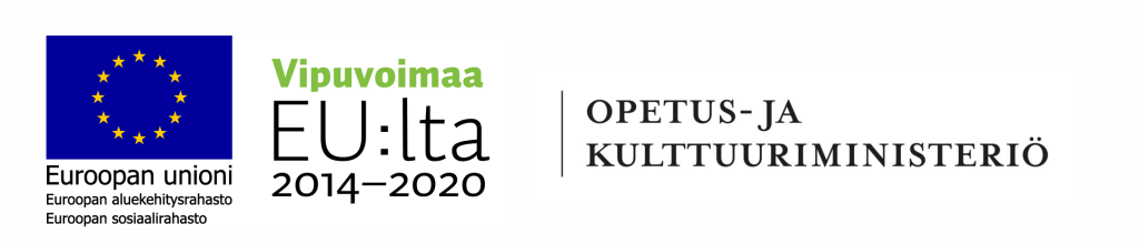 Rahoittajien logoja.