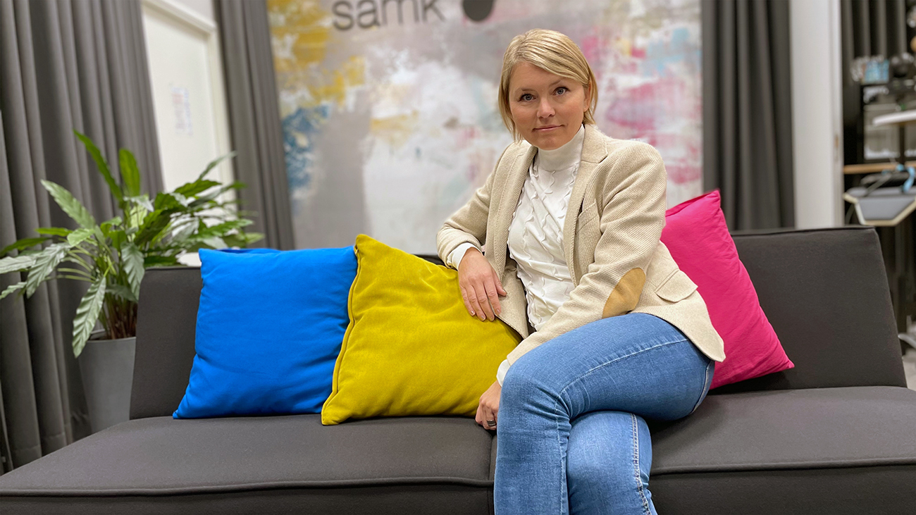 Henna Kyhä SAMKin Live Studiossa / Henna Kyhä in SAMK Live Studio