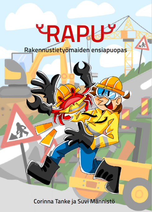 Rakennustietyömaiden ensiapuoppaan kansikuva