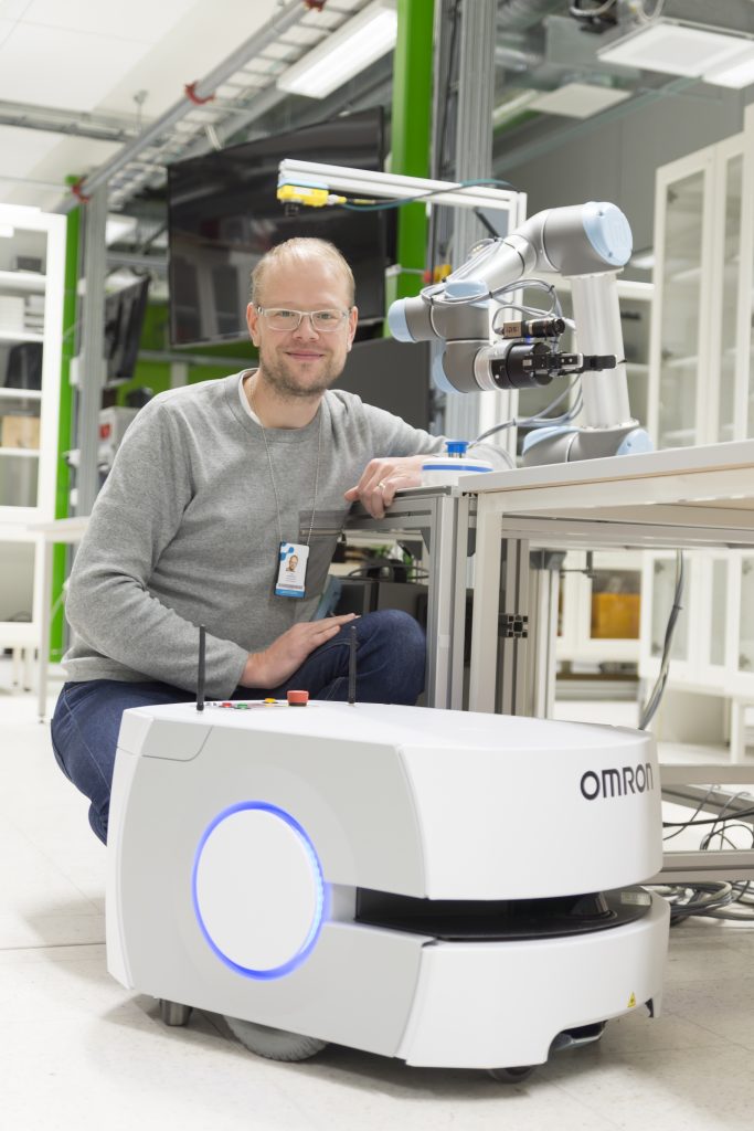 Timo Kerminen laboratoriossa