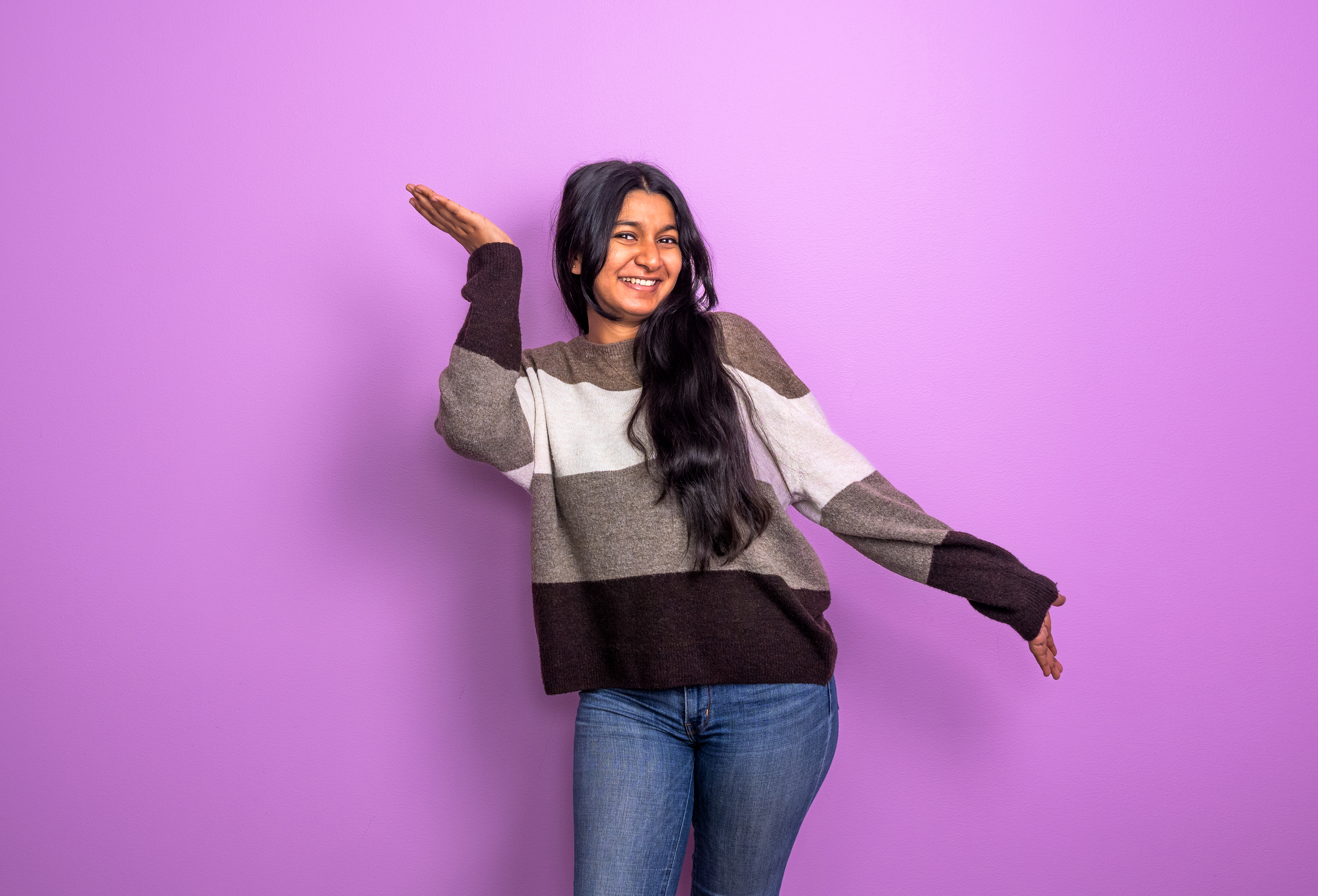 SAMK student posing.