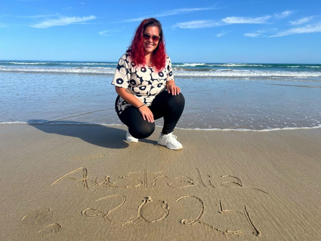 Kirsi Wambua harjoitteluvaihdossa Australiassa.