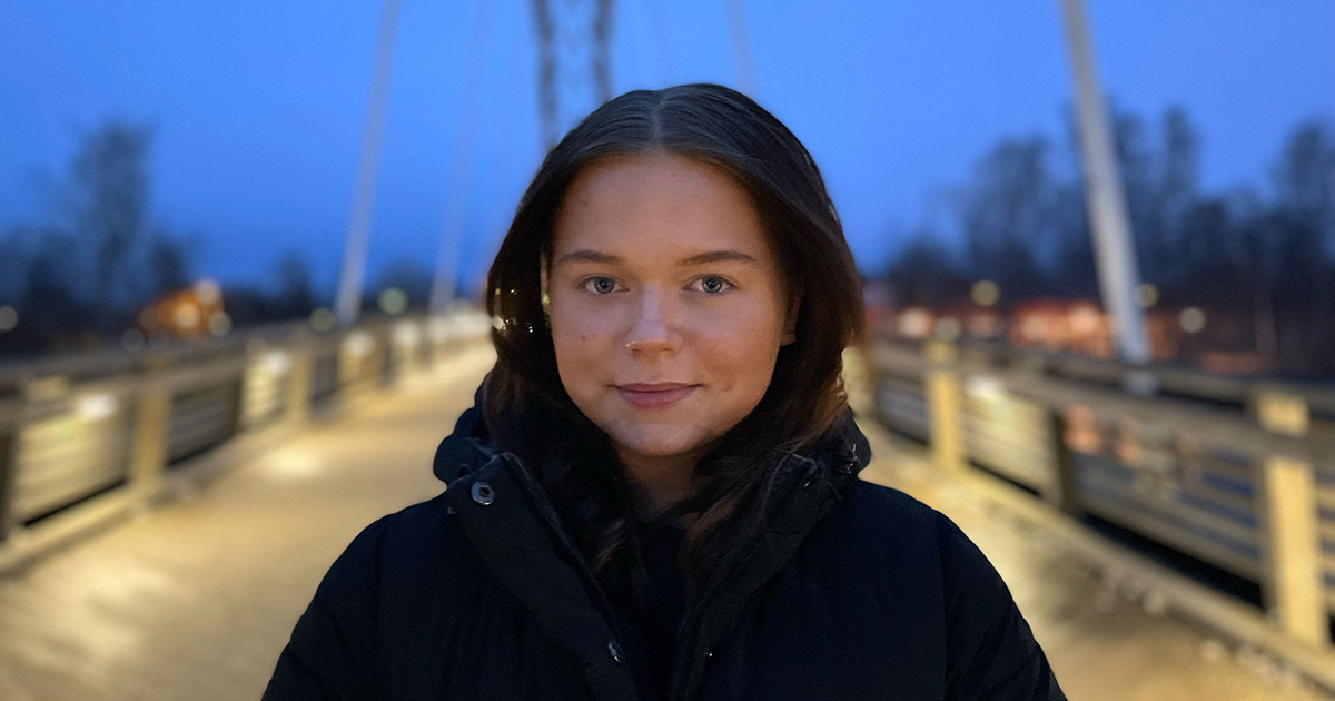 Neea Setälä halusi jatkaa merkonomiopintojen jälkeen tradenomiksi kotikaupungissaan Porissa.
