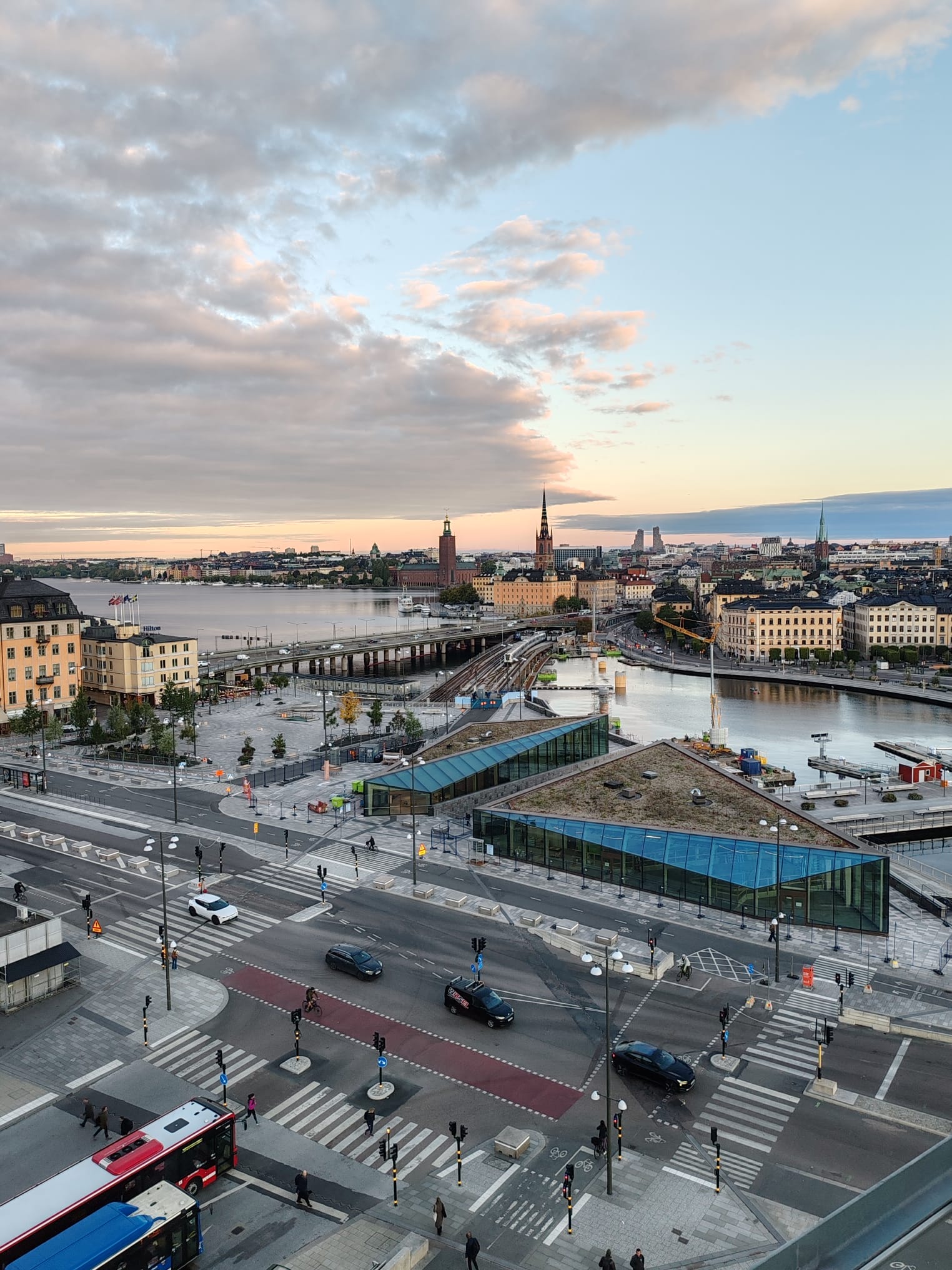 View of Stockholm's old town.