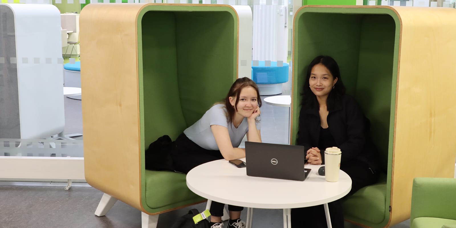 Elizaveta Lazu and Huyen Le Kieu spent eight weeks at Cēsis Castle and learned more about the tourism industry than they had expected.