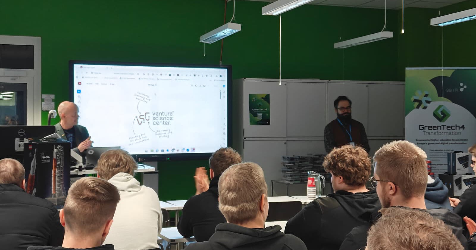 At the event, the speakers included Mikko Lehtonen and Ali Tavakoli.