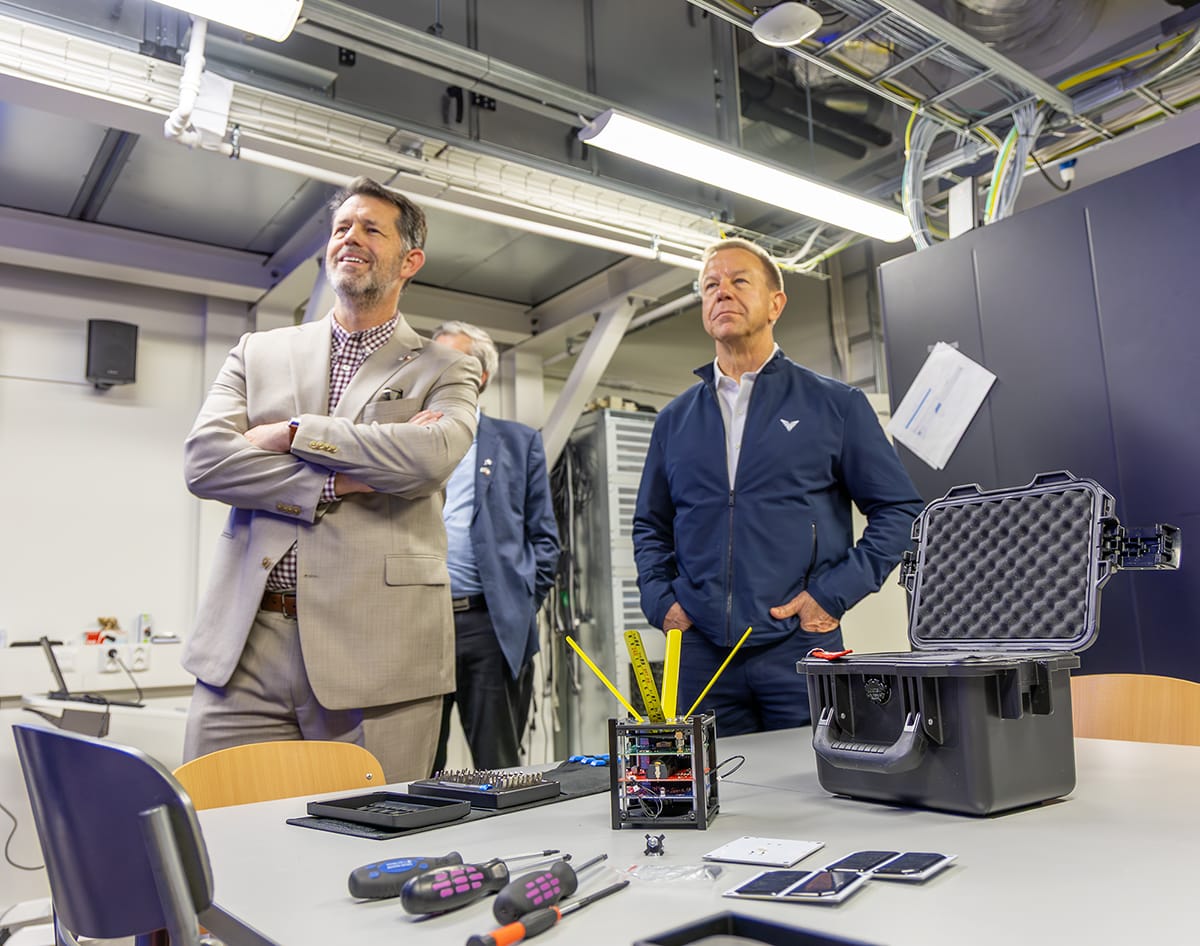 International space industry guests visited Pori.