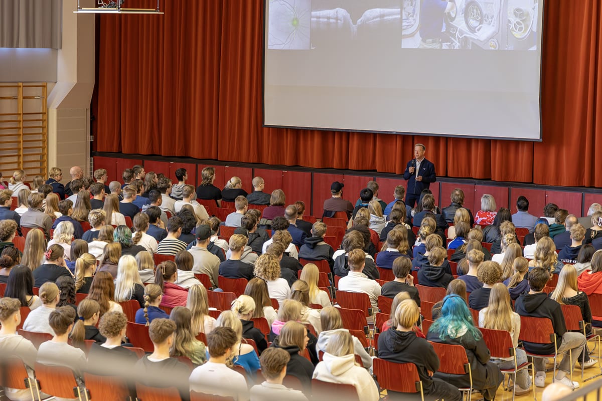 International space industry guests visited Pori.