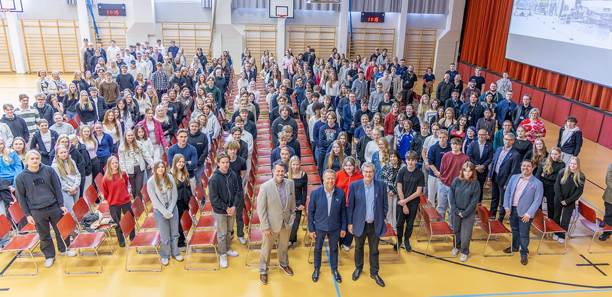 International space industry guests visited Pori.